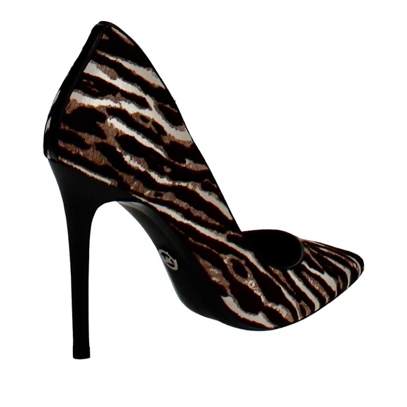 NWT MIchael Kors Keke Pump Haircalf. Gunmetal. 9.5M - Picture 5 of 10